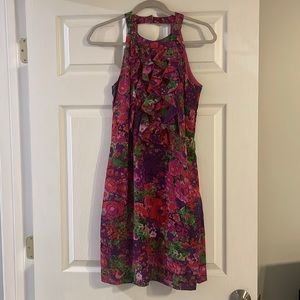 Colorful, cocktail dress!